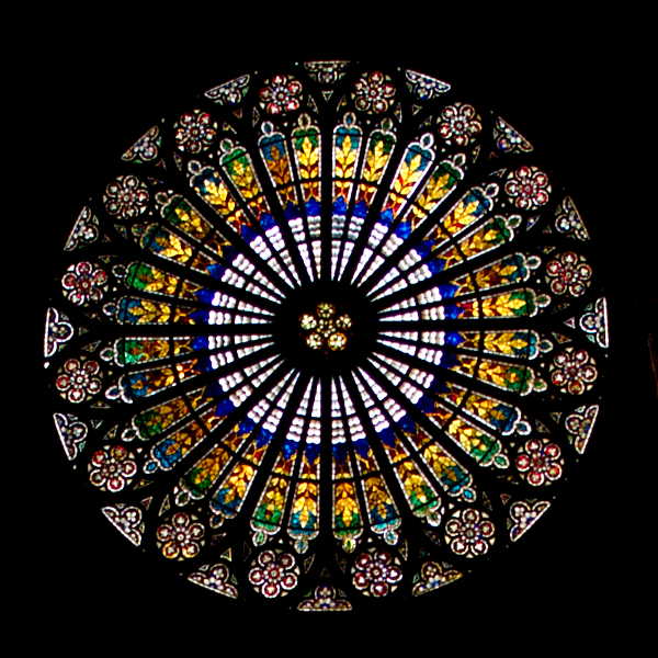 La rosace de la Cathédrale de Strasbourg