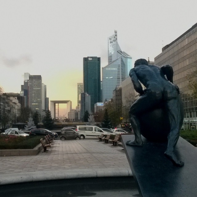 [Instagram] La Défense vue depuis Neuilly-sur-Seine.